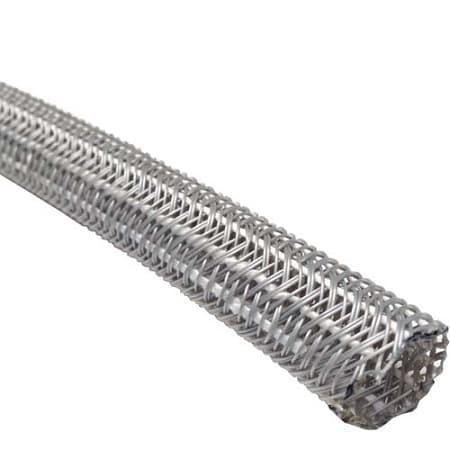 Hook Self Closing Braided Wrap Sleeving- 1.25 X 10ft- Gray